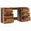 Berkfield Writing Desk Old Wood 140x50x77 cm Engineered Wood 7