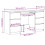 Berkfield Writing Desk Old Wood 140x50x77 cm Engineered Wood 10