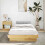 Berkfield Bed Frame Without Mattress 100x200 cm Solid Oak Wood 4