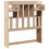 Berkfield Headboard with Storage 90 cm Solid Wood Pine 4