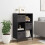 Berkfield Highboard Black 68x39x103.5 cm Steel 3