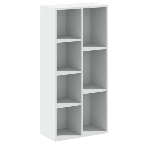 Berkfield Bookcase White 50x25x105 cm Engineered Wood 1