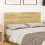 Berkfield Headboard 120 cm Solid Wood Oak 3