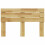 Berkfield Headboard 120 cm Solid Wood Oak 4