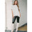 Women'S Loose Dropped Shoulder Short Sleeve Pullover Sweater White XL 5