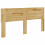 Berkfield Headboard 160 cm Solid Wood Oak 6