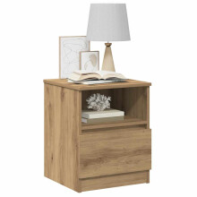 Berkfield Bedside Cabinets 2 pcs Artisan Oak 40x40x50 cm Engineered Wood