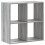 Berkfield Bookcase Grey Sonoma 68.5x32x68.5 cm Engineered Wood 2