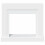 Berkfield Fireplace Surround White 100x30x87.5 cm Engineered Wood 4