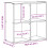 Berkfield Bookcase Grey Sonoma 68.5x32x68.5 cm Engineered Wood 9