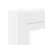 Berkfield Fireplace Surround White 100x30x87.5 cm Engineered Wood 7