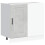 Berkfield Kitchen Base Cabinet Kalmar Concrete Grey Engineered Wood 2