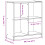 Berkfield Bookcase Concrete Grey 68.5x32x75 cm Engineered Wood 9