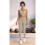 Racerback Sports Bra Khaki S 4
