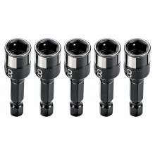 5Pcs Recessed Hexagonal Impact Socket Electric Wrench Hexagonal