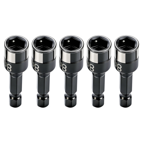 5Pcs Recessed Hexagonal Impact Socket Electric Wrench Hexagonal