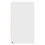 Berkfield Bedside Cabinet with LED Lights White Engineered Wood 7
