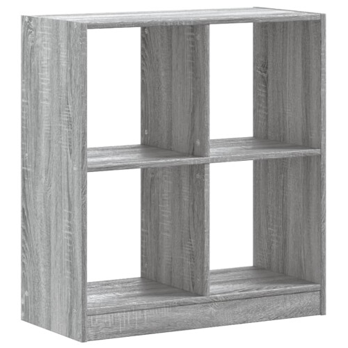 Berkfield Bookcase Grey Sonoma 68.5x32x75 cm Engineered Wood 1