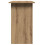 Berkfield Desk Artisan Oak 80x45x74 cm Engineered Wood 6