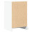 Berkfield Bedside Cabinet with LED Lights White Engineered Wood 8