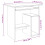 Berkfield Desk Artisan Oak 80x45x74 cm Engineered Wood 10