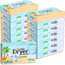 600 Count Natural Coconut Scent Dryer Sheets Bulk PlantBased Fabric Softener Sheets for Static Reduction