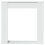 Berkfield Fireplace Surround White 100x20x100 cm Engineered Wood 4