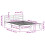 Berkfield Bed Frame without Mattress 135x190 cm Double Solid Wood Pine 9