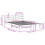 Berkfield Bed Frame without Mattress White 135x190 cm Double Solid Wood Pine 9
