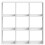 Berkfield Bookcase White 102x32x102 cm Engineered Wood 4