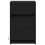 Berkfield Bedside Cabinet with LED Lights Black Engineered Wood 6