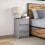 Berkfield Bedside Cabinet with LED Lights Grey Sonoma Engineered Wood 4