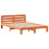 Berkfield Bed Frame without Mattress Wax Brown 140x190 cm Solid Wood Pine 3