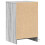 Berkfield Bedside Cabinet with LED Lights Grey Sonoma Engineered Wood 8