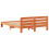 Berkfield Bed Frame without Mattress Wax Brown 140x190 cm Solid Wood Pine 6