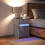 Berkfield Bedside Cabinet with LED Lights Concrete Grey Engineered Wood 5