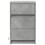 Berkfield Bedside Cabinet with LED Lights Concrete Grey Engineered Wood 6