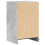 Berkfield Bedside Cabinet with LED Lights Concrete Grey Engineered Wood 8