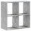 Berkfield Bookcase Concrete Grey 68.5x32x68.5 cm Engineered Wood 2