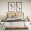 Berkfield Bedside Cabinets with LED Lights 2 pcs White Engineered Wood 4