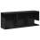 Berkfield Wall Cabinet 80x20x30 cm Black Engineered Wood 2