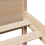 Berkfield Bed Frame without Mattress 150x200 cm King Size Solid Wood Pine 7