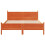 Berkfield Bed Frame without Mattress Wax Brown 160x200 cm Solid Wood Pine 4