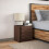 Berkfield Bedside Cabinet with LED Lights Brown Oak Engineered Wood 4