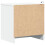 Berkfield Bedside Cabinet with LED Lights White Engineered Wood 8