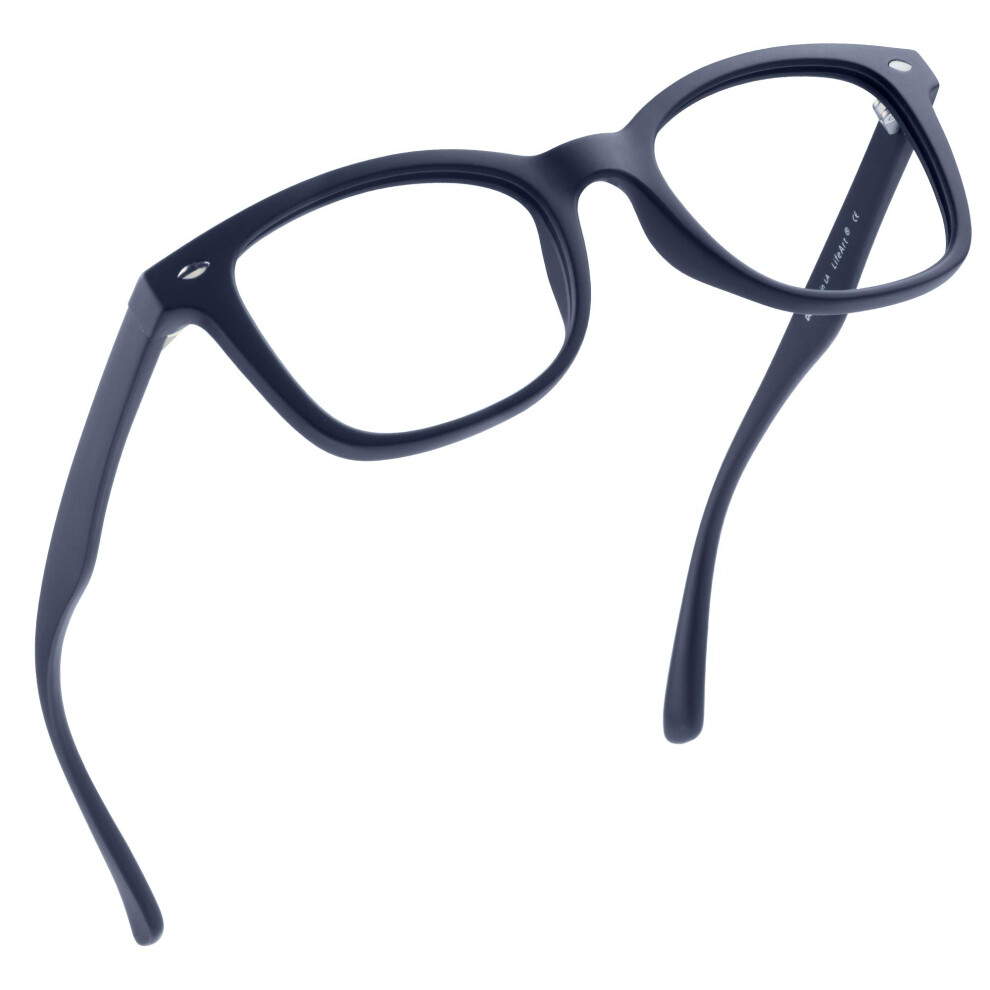 Blue/Light Blocking Reading Glasses 1.5X For Men And Women, Anti Glare Computer Eyewear, Eye Strain Relief