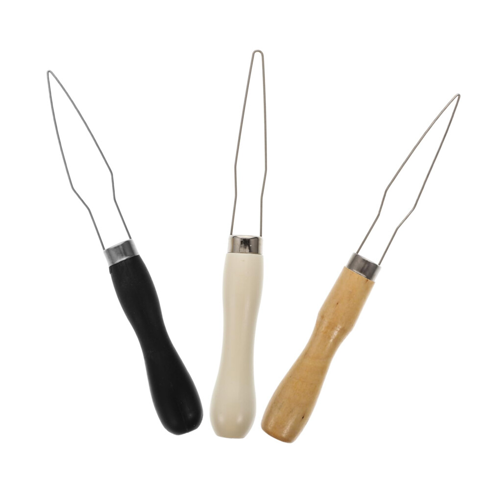 Button Hook Dressing Aid Tool for Elderly, NonSlip Ergonomic Grip, Easy Buttoning Assist, 3pcs Set