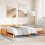 Berkfield Daybed without Mattress Wax Brown 80x200 cm Solid Wood Pine 4