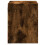 Berkfield Wall-mounted Bedside Cabinets with LED Lights 2 pcs Smoked Oak 8