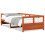 Berkfield Daybed without Mattress Wax Brown 80x200 cm Solid Wood Pine 2